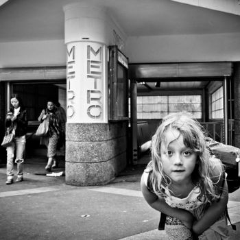 Photography titled "Place des Fêtes" by Alanig Keltz, Original Artwork