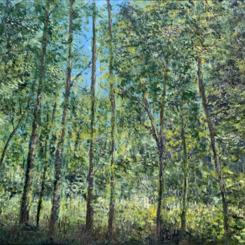 "The spring forest" başlıklı Tablo Albert Safiullin tarafından, Orijinal sanat, Petrol
