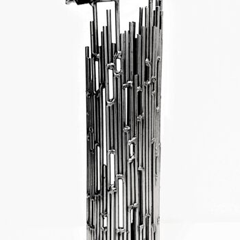 Escultura titulada "The Tower (The Worl…" por Albert Dura, Obra de arte original, Metales