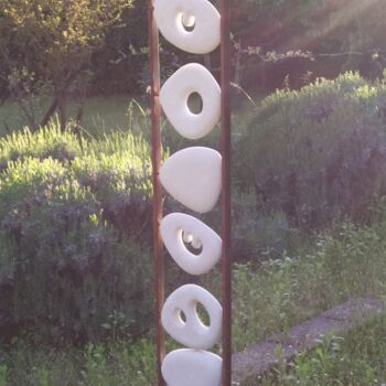 Sculpture titled "Totem I" by Alberto Cabiddu, Original Artwork, Stone