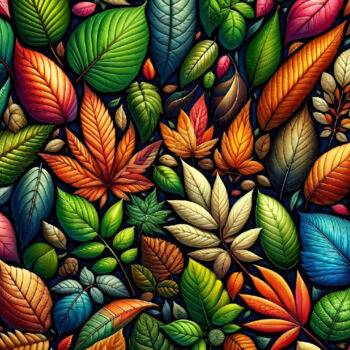 Digital Arts titled "Nature's Mosaic: A…" by Alberto Capitani, Original Artwork, AI generated image