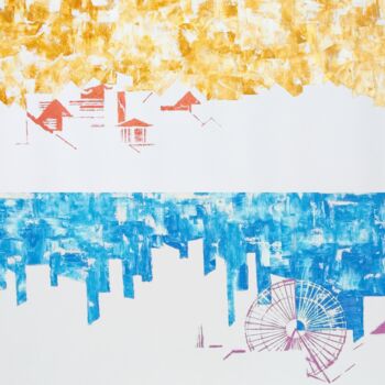 Картина под названием "Kurashiki Yokohama…" - Aleks Andr, Подлинное произведение искусства, Масло