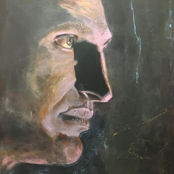 Pittura intitolato "Klitschko" da Aleksandr Popdiakunik, Opera d'arte originale, Acrilico