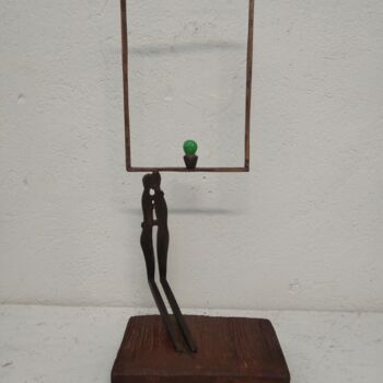 Sculpture titled "Intermezzo with cac…" by Aleksandr Stepanov, Original Artwork, Wood