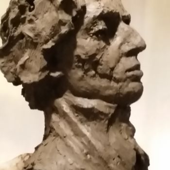 Sculptuur getiteld "Chopin.jpg" door Aleksandra Kann-Bogomilska, Origineel Kunstwerk