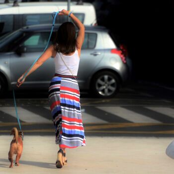 Photography titled "Dancing with dog" by Alen Gurovic, Original Artwork, Digital Photography