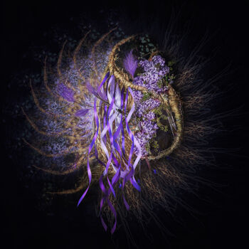 Fotografía titulada "Lilac" por Alena Khokhlova, Obra de arte original, Fotografía digital