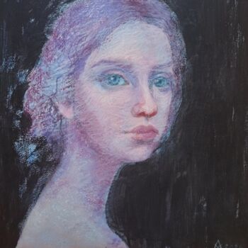 Pittura intitolato "Margarita" da Alena Masterkova, Opera d'arte originale, Pastello