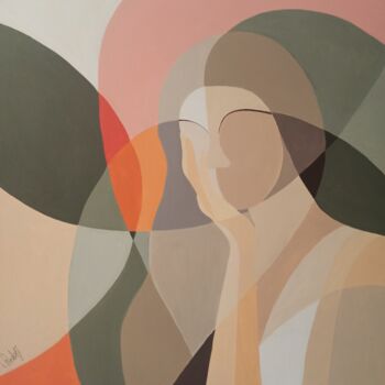 Peinture intitulée ""La forza del Pensi…" par Alessandra Redolfi, Œuvre d'art originale, Acrylique