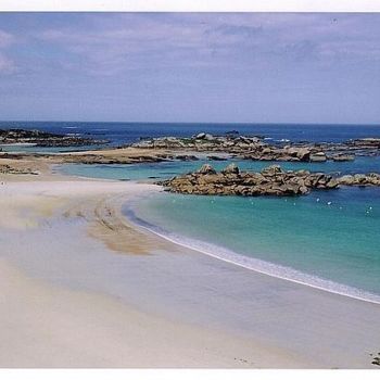 Photographie intitulée "plage bretonne" par Jean-Louis Alessandri, Œuvre d'art originale