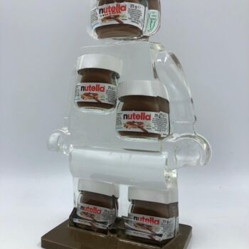 Sculpture titled "Alter Ego Nutella" by Alessandro Piano, Original Artwork, Resin