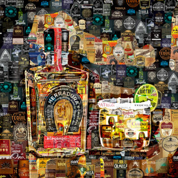 Whiskey Jack Daniels glass Digital Art - Alex Loskutov