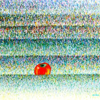 Картина под названием "Яблочная мелодия" - Alexander Breskin, Подлинное произведение искусства, Масло Установлен на Деревянн…