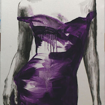 Malarstwo zatytułowany „Evening Dress II” autorstwa Alexandr Klemens, Oryginalna praca, Olej