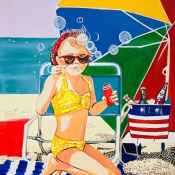 제목이 "At the beach / 123…"인 미술작품 Alexandra Djokic로, 원작, 아크릴