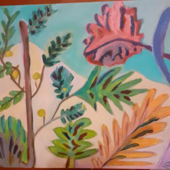 Malarstwo zatytułowany „Vegetation” autorstwa Alexandra Pilleux (De Montbrial), Oryginalna praca, Akryl