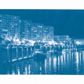 Photographie intitulée "Port de Boulogne de…" par Alexandre Gressier (Heyjee), Œuvre d'art originale, Photographie argentique