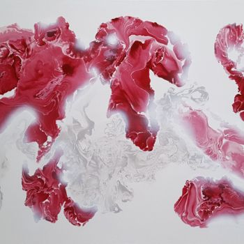 Pintura titulada "Dream flowers IV" por Alex Hook Krioutchkov, Obra de arte original, Oleo Montado en Bastidor de camilla de…