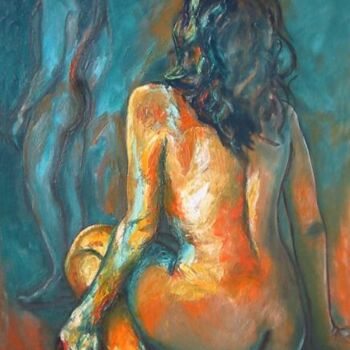 Painting titled "Dejame explicarte (…" by Alicia Besada, Original Artwork, Oil