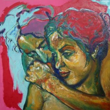Peinture intitulée "Sabía que ibas a vo…" par Alicia Besada, Œuvre d'art originale, Huile