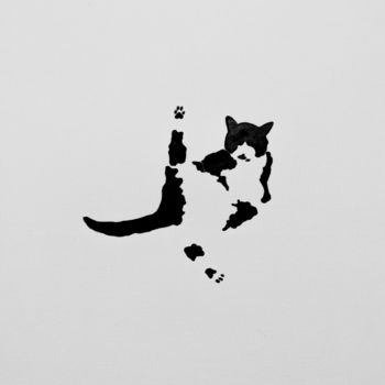 图画 标题为“CAT#4” 由Алина Анохина, 原创艺术品, 墨