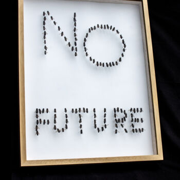 Collages intitolato "No future" da Aline Part, Opera d'arte originale, Collages