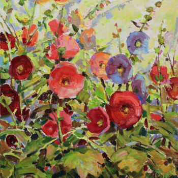 Pintura titulada "Bright colors of su…" por Alisa Onipchenko-Cherniakovska, Obra de arte original, Oleo Montado en Bastidor…