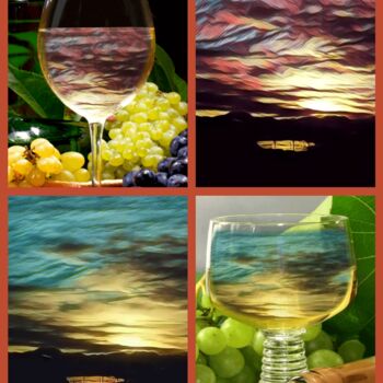 Digital Arts titled "Collage Full Of Sun…" by Alisa, Original Artwork, Photo Montage