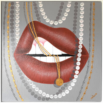 Louis Vuitton Lips Fashion Wall Art Print