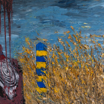 Pintura intitulada "Ukraine. No comment…" por Alla Ronikier, Obras de arte originais, Óleo