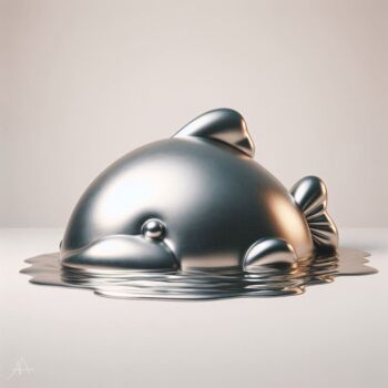 "blob fish n°2" başlıklı Dijital Sanat Allegra Art tarafından, Orijinal sanat, AI tarafından oluşturulan görüntü