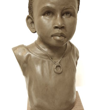 Sculpture titled "Rosalie" by Alice Marie, Original Artwork, Terra cotta