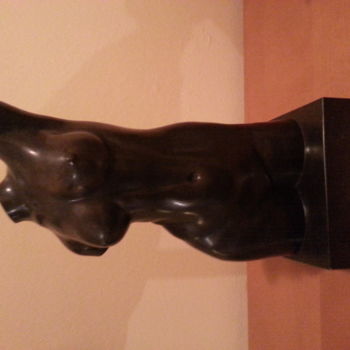 Sculpture intitulée "Torso de mujer" par Alvaro Garcia Caze, Œuvre d'art originale, Pierre