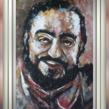 "pavarotti" başlıklı Tablo Alvise Bon (Alviart) tarafından, Orijinal sanat