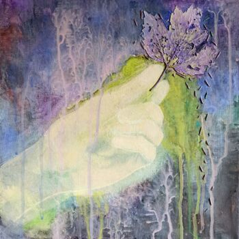 Pintura titulada "Glow 1" por Alyona Masterkova, Obra de arte original, Acrílico Montado en Bastidor de camilla de madera
