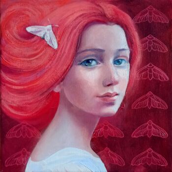 Pintura titulada "Butterflies" por Alyona Masterkova, Obra de arte original, Oleo Montado en Bastidor de camilla de madera