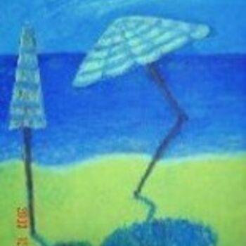 绘画 标题为“Jobless Umbrella” 由Amir Wahib, 原创艺术品, 油