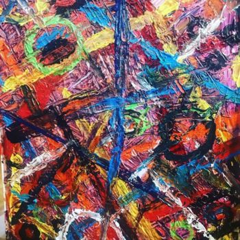 Painting titled "0d43092b-c0d3-48f7-…" by Amocre, Original Artwork, Acrylic