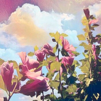 Digital Arts titled "Flowerly landscape" by Ana Teresa Dias Da Silva, Original Artwork, Manipulated Photography