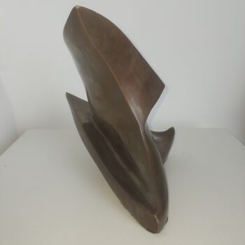 Escultura titulada "Veleiro ao vento" por Anamaria Vieira Da Silva, Obra de arte original, Bronce