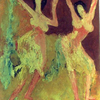 Painting titled "DANZE DANCE AND DAN…" by Anandswaroop Manchiraju, Original Artwork, Other