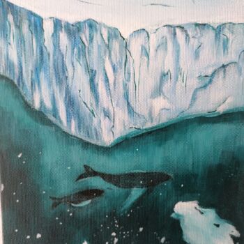Pittura intitolato "Iceberg" da Anastasiia Beliaeva, Opera d'arte originale, Acrilico