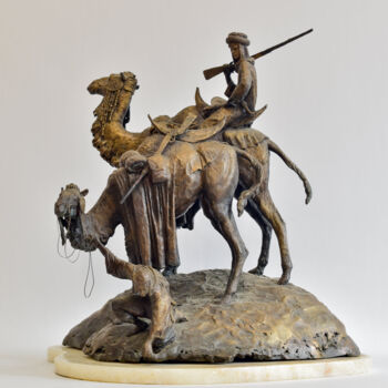 Sculpture intitulée "Oasis" par Anatoly Popov, Œuvre d'art originale, Bronze
