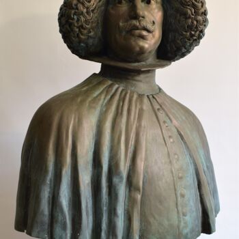 Sculpture intitulée "Diego Velasquez" par Anatoly Popov, Œuvre d'art originale, Plâtre