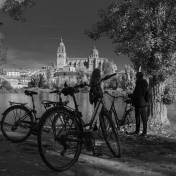 Fotografía titulada "Bicicletas" por Anaya, Obra de arte original, Fotografía digital