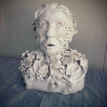 Skulptur mit dem Titel "Baucis" von Andimar, Original-Kunstwerk, Keramik
