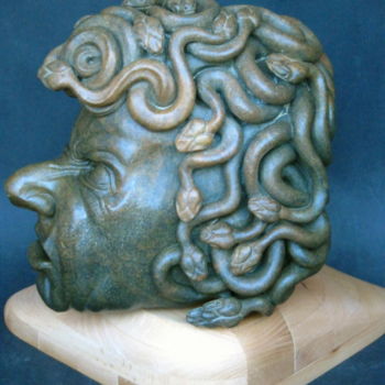 Sculpture intitulée "2014-02-06-medusa-3…" par Andimar, Œuvre d'art originale