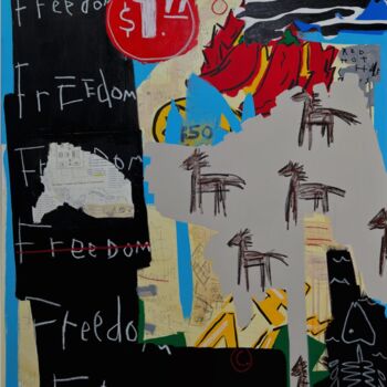 Peinture intitulée "“Freedom”" par Andre Salas, Œuvre d'art originale, Acrylique