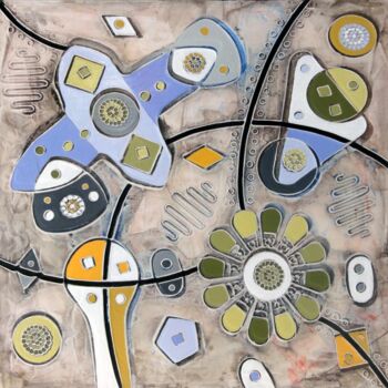 Картина под названием "Primavera" - Andrea Benetti, Подлинное произведение искусства, Масло