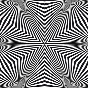 Рисунок под названием "Mon illusion" - Andregeometricart, Подлинное произведение искусства, Чернила